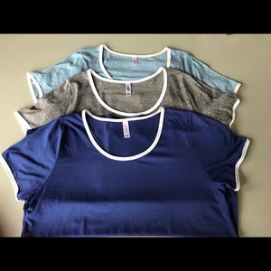 Three GUC LuLaRoe Classic XL Tees
